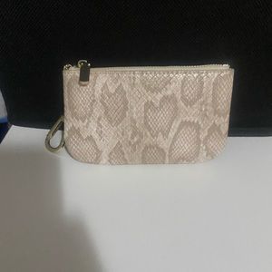 Snakeskin Key Pouch